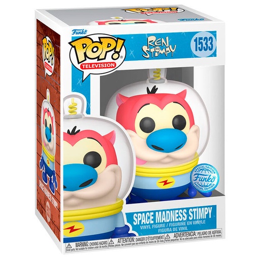 [889698757454] Figura POP Ren Stimpy - Space Madness Stimpy