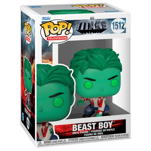 [889698758741] Figura POP Titans Beast Boy