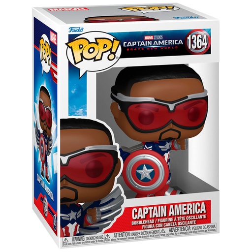[889698759908] Figura POP Marvel Capitan America Brave New World Capitan America