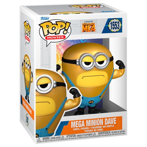 [889698760492] Figura POP Gru Mi Villano Favorito 4 Mega Minion Dave
