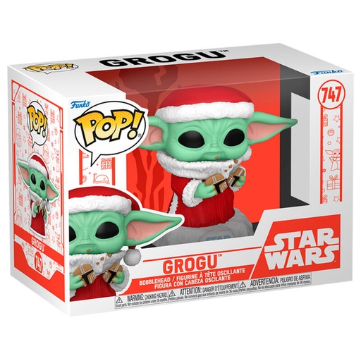[889698800099] Figura POP Star Wars Grogu with Christmas Cookie