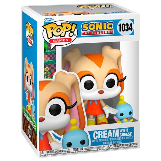 [889698803076] Figura POP Sonic The Hedgehog Cream with Cheese