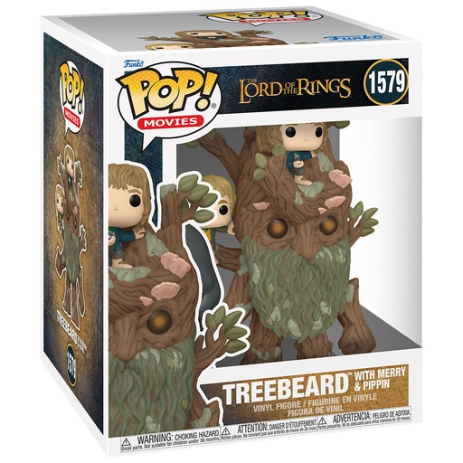 [889698808347] Figura POP Super El Señor de los Anillos Treebeard with Merry & Pippin