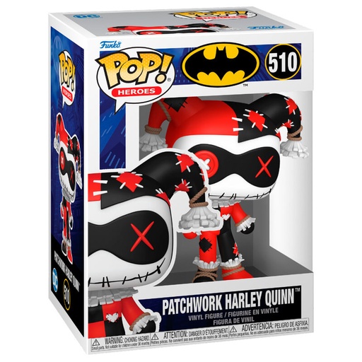 [889698809054] Figura POP DC Comics Patchwork Harley Quinn
