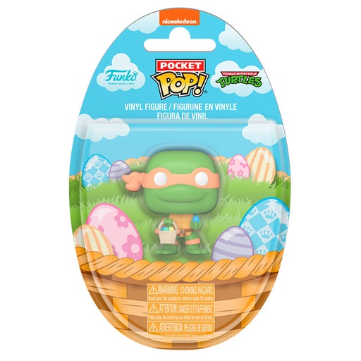 [889698860475] Figura Pocket POP Tortugas Ninja Michelangelo Conejo de Pascua