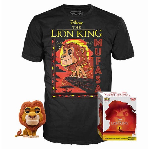[889698379731] Set figura POP & Tee Disney El Rey Leon Mufasa