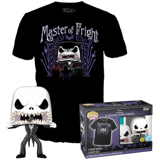 [889698636315] Set figura POP & Tee Disney Pesadilla Antes de Navidad Jack Skellington Exclusive