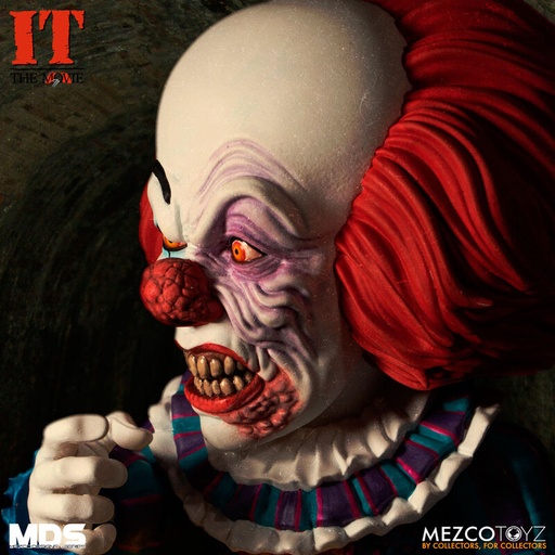 [696198430264] Figura MDS Deluxe Pennywise Stephen King IT 1990 15cm