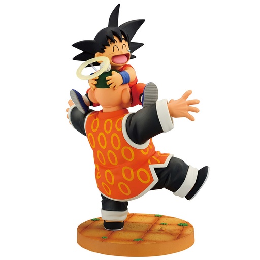 [4573102684707] Figura Ichibansho Son Goku &#38; Grandpa Son Gohan Dragon History II Dragon Ball 16cm