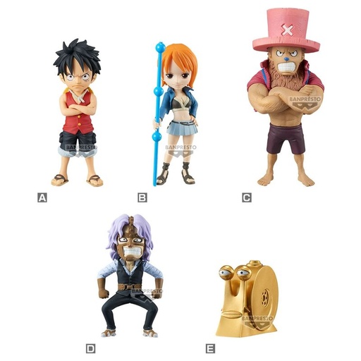 [4983164288391] Figura world collectable Enies Lobby 01 One Piece 7cm surtido