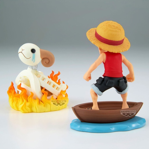 [4983164289282] Figura Luffy &#38; Going Merry Log Stories One Piece 8cm