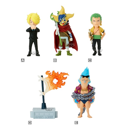 [4983164289381] Figura world collectable Enies Lobby 02 One Piece 7cm surtido