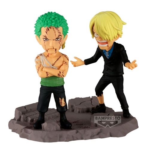 [4983164295238] Figura Roronoa Zoro &#38; Sanji One Piece 8cm