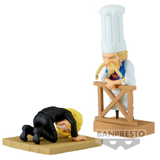 [4983164889864] Figura world collectable Sanji & Zeff 2 WCF Log Series One Piece 8cm