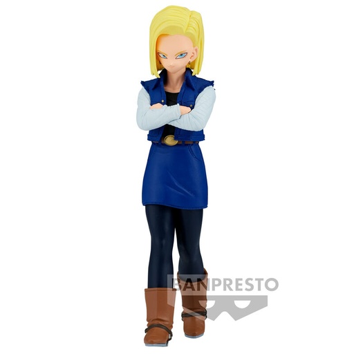 [4983164896398] Figura Android 18 Solid Edge Work Dragon Ball Z 17cm