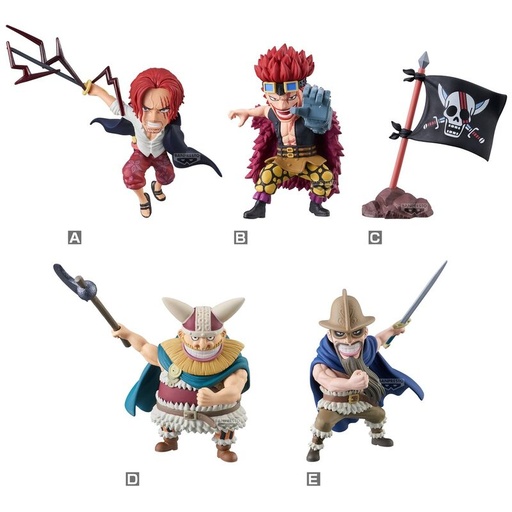 [4983164898460] Figura World Collectable Red Hair Pirates 01 One Piece 7cm