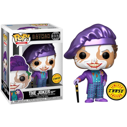 [889698477093 Chase] Figura POP DC Comics Batman 1989 Joker with Hat Chase