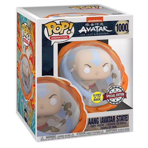 [889698569699] Figura POP Avatar Aang All Elements Glow in the Dark Exclusive