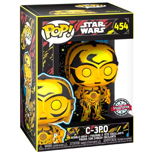 [889698579346] Figura POP Star Wars Retro Series C-3PO Exclusive