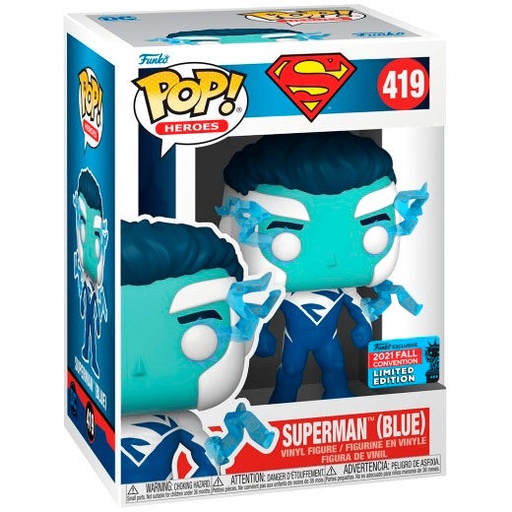 [889698585934] Figura POP DC Comics Superman Blue Exclusive