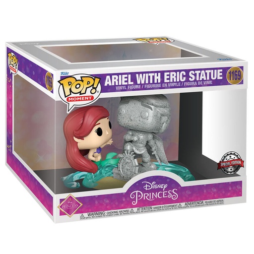 [889698587952] Figura POP Disney Ultimate Princess La Sirenita Ariel & Statue Eric Exclusive