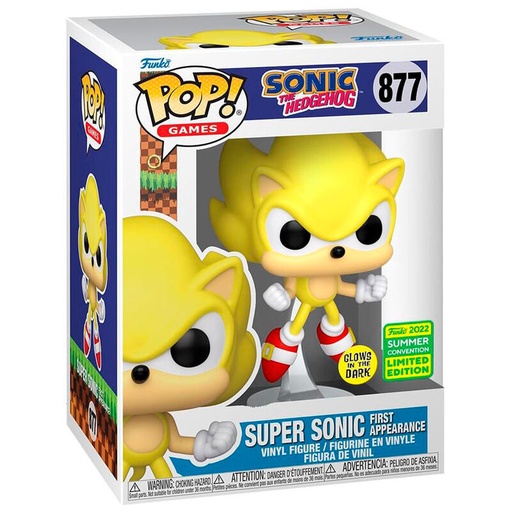 [889698652599] Figura POP Sonic The Hedgehog Super Sonic Exclusive
