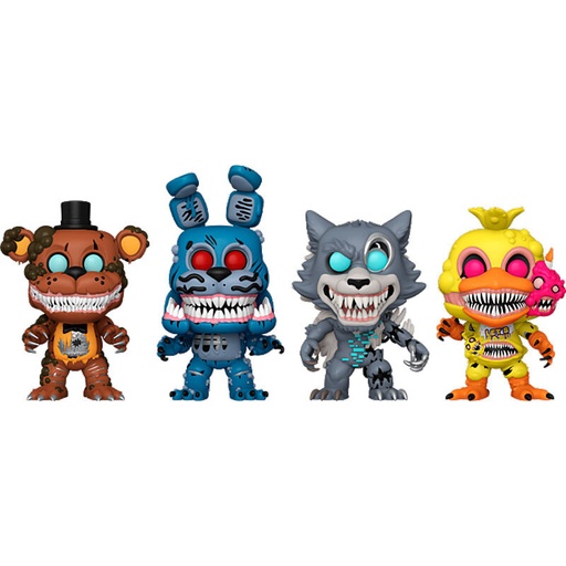 [889698825078] Blister 4 figuras POP Five Nights at Freddys Exclusive