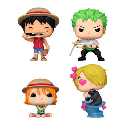 [889698844727] Blister 4 figuras POP One Piece Exclusive