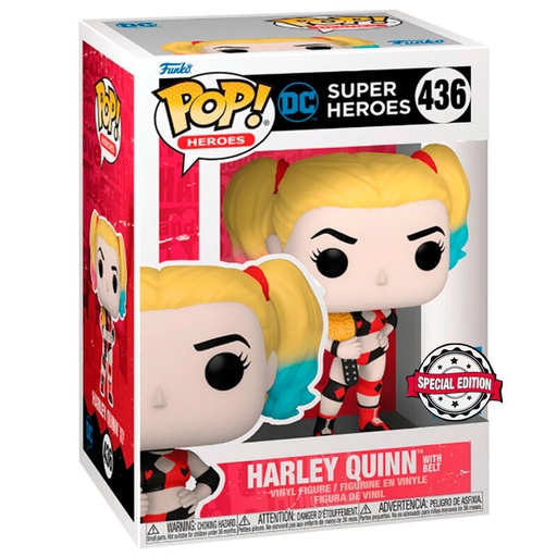 [889698649476] Figura POP DC Comics Super Heroes Harley Quinn Exclusive