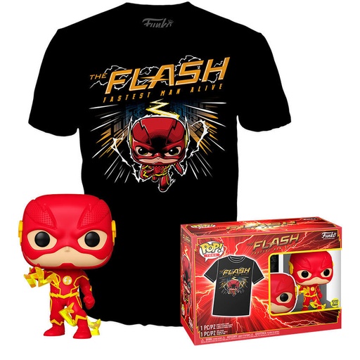 [889698636438] Set figura POP &#38; Tee DC Comics The Flash