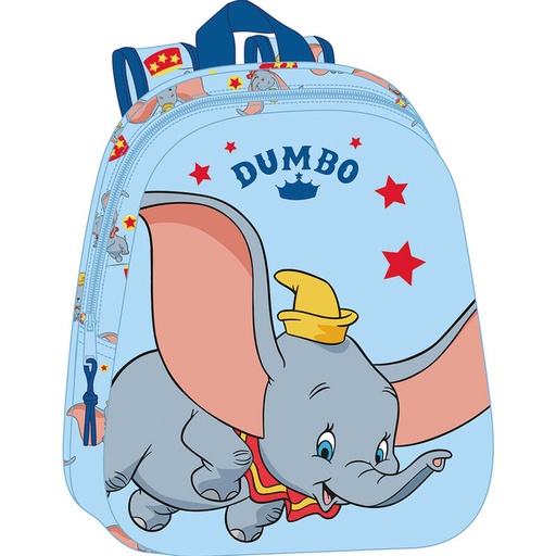 [8412688552887] Mochila 3D Dumbo Disney 33cm
