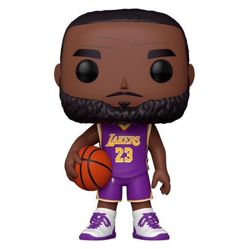 [889698523592] Figura POP NBA Lakers LeBron James Purple Jersey 25cm