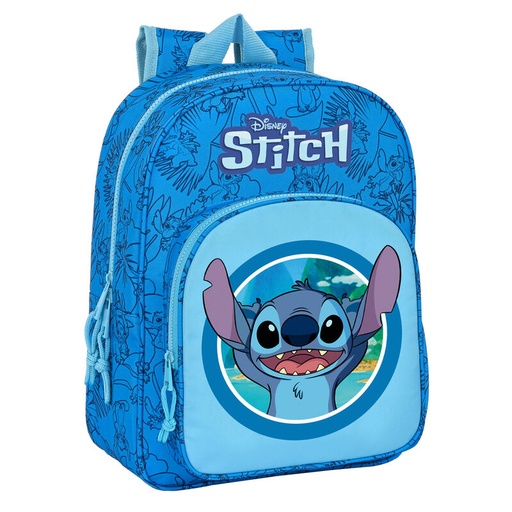 [8412688537396] Mochila Stitch Disney 34cm adaptable