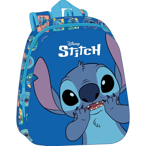 [8412688552863] Mochila 3D Stitch Disney 33cm