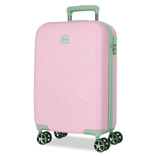 [8435692792445] Maleta trolley ABS Malva Stitch Disney 55cm