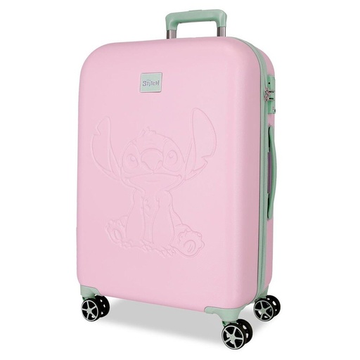 [8435692793213] Maleta trolley ABS Malva Stitch Disney 60cm