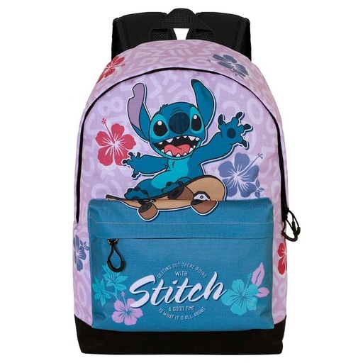 [8445118082791] Mochila Skate Stitch Disney 44cm adaptable