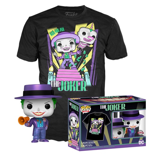[889698558488] Set figura POP & Tee DC Comics Batman The Joker