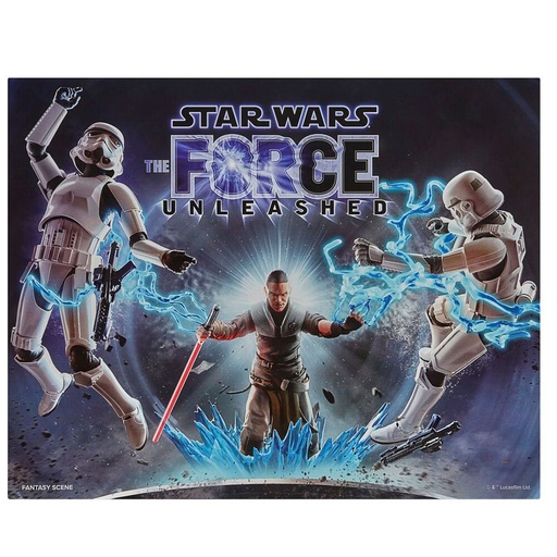 [195166236742] Set Starkiller & Stormtroopers The Force Unleashed Star Wars 15cm