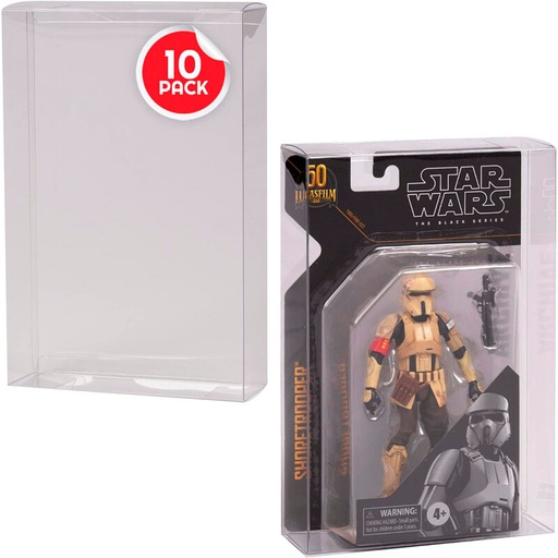 [3701492101561] Set 10 protectores The Black Series Star Wars Hasbro
