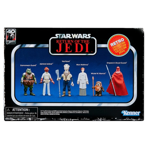 [5010996139450] Set 6 figuras coleccion Retro Star Wars El Retorno del Jedi 9,5cm surtido