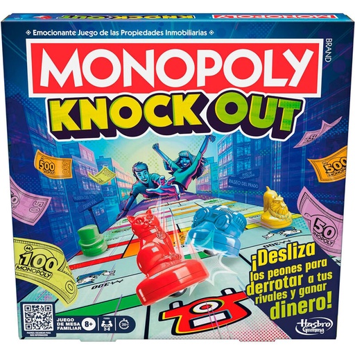 [5010996218025] Juego mesa Monopoly Knock Out español