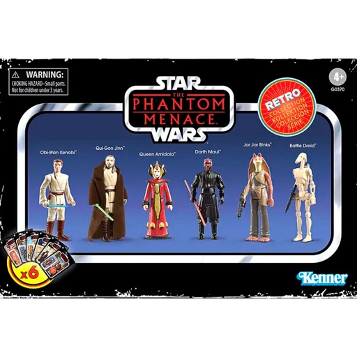 [5010996254689] Set figuras Phantom Menace Star Wars 9,5cm