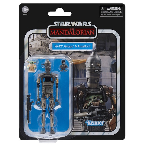[5010996292094] Figura IG-12 Grogu & Anzellan The Mandalorian Star Wars 9,5cm