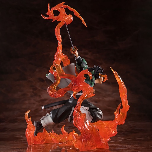 [4573102676016] Figura Tanjiro Kamado Kyojuro Rengokus Sword Guard Demon Slayer Kimetsu no Yaiba 19,5cm