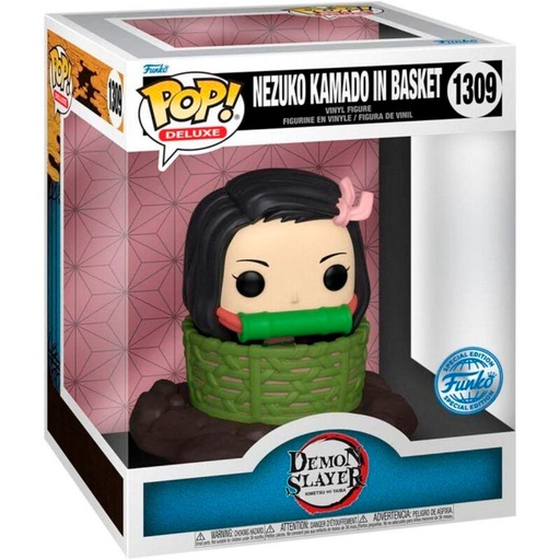 [889698666343] Figura POP Deluxe Demon Slayer Kimetsu no Yaiba Nezuko Kamado in Basket Exclusive