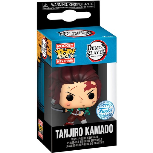 [889698688673] Llavero Pocket POP Demon Slayer Kimetsu no Yaiba Tanjiro Kamado