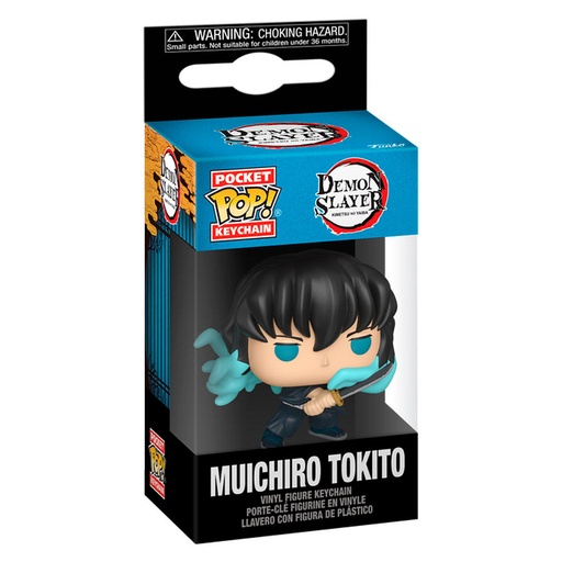 [889698853330] Llavero Pocket POP Demon Slayer Kimetsu no Yaiba Muichiro Tokito