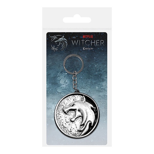 [5050293392547] Llavero The Wolf The Witcher 6cm