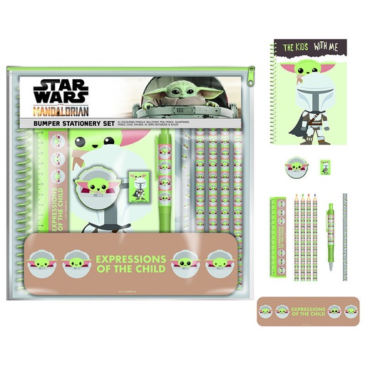 [5051265738882] Set papeleria Expressions of The Child Mandalorian Star Wars